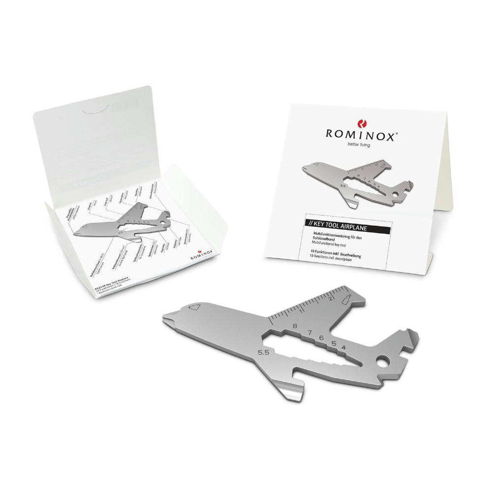 Product image ROMINOX® Key Tool // Airplane - 18 functions (Flugzeug) Werbeartikel