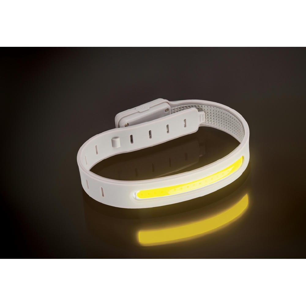 Lumi Sprint wiederaufladbares LED Lauflicht aus RCS rec. ABS Werbeartikel