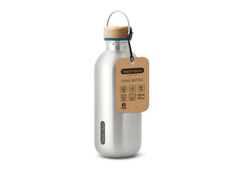 Black+Blum Stahl-Wasserflasche 600ml Werbeartikel