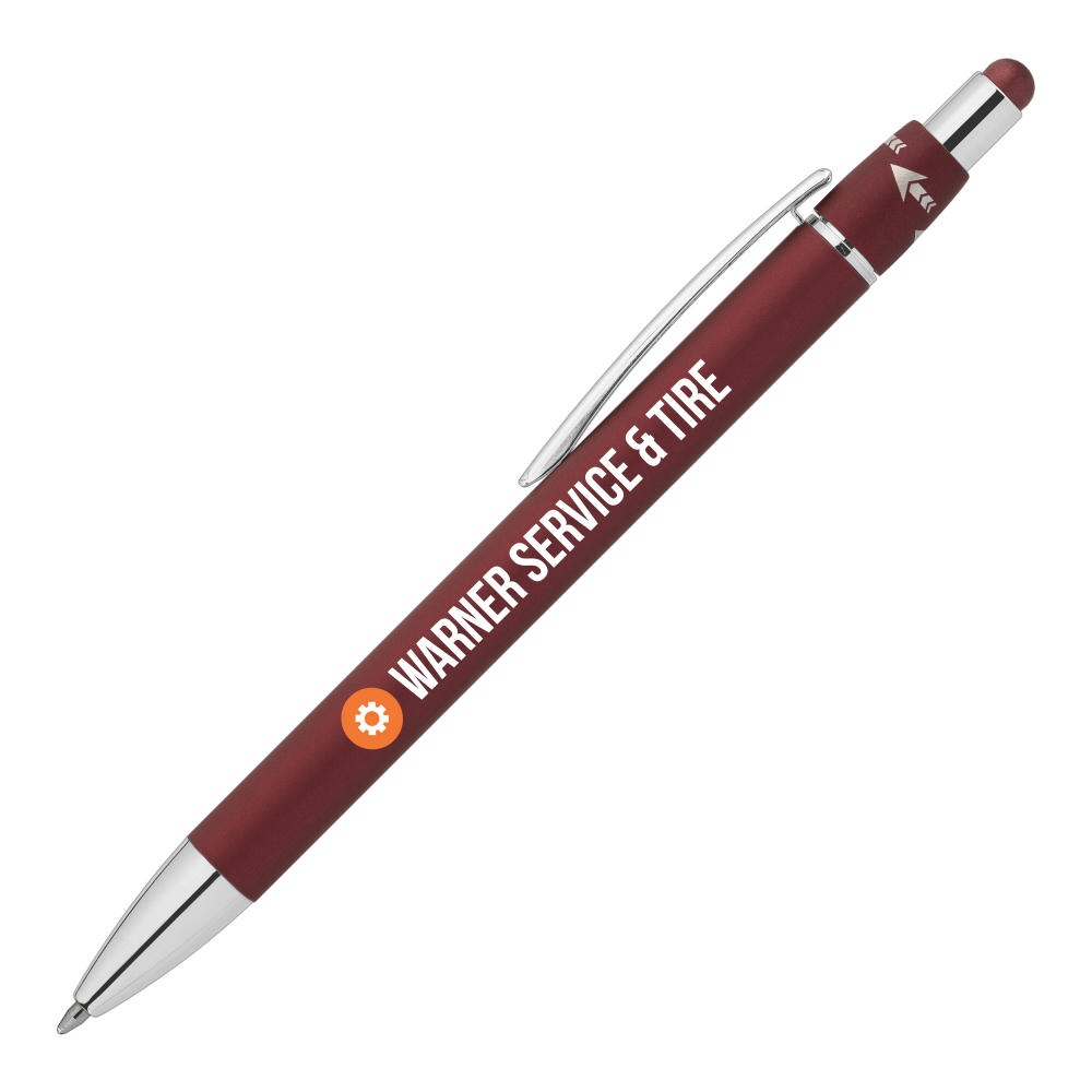 Orbit Spinner Chrome Metall Kugelschreiber - m/Stylus Werbeartikel