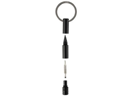 Schlüsselanhänger mit Endlos-Schreibspitze und Schraubendreher RE98-PORTO TOOL bedrucken