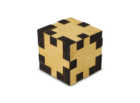 Würfelpuzzle aus Holz Werbeartikel