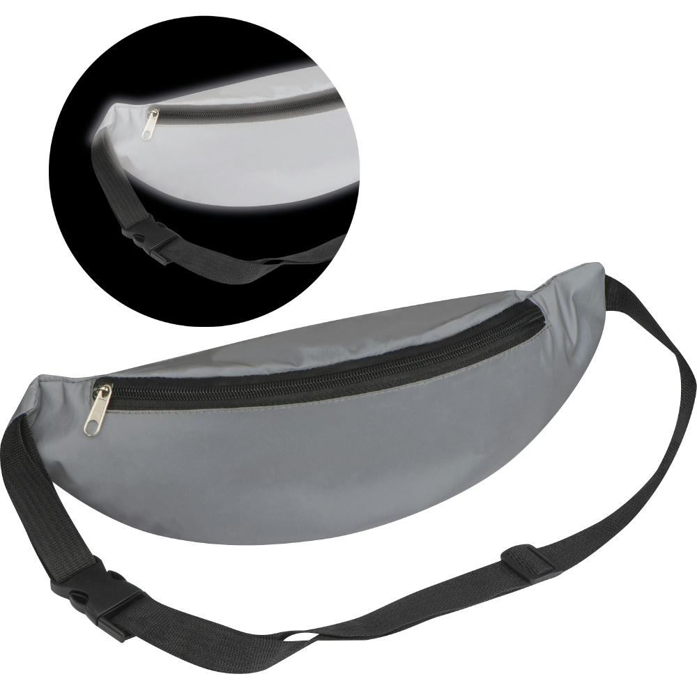 Product image Reflektierende Gürteltasche aus Polyester Werbeartikel