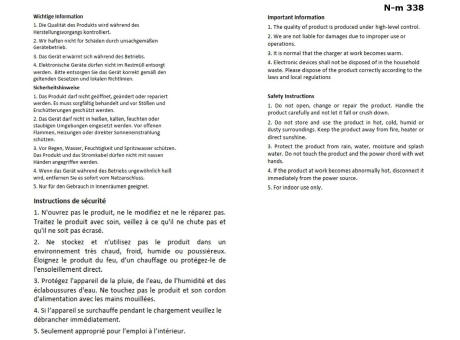 Ladegerät mit integriertem LED-Wandlicht und zwei USB Ladeeingängen Werbeartikel