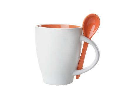 orange/weiß