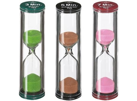 Küchenprofi Sanduhr TEATIME 3er Set Werbeartikel