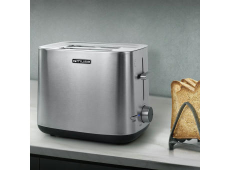 MS-115|Muse Edelstahl Toaster Werbeartikel