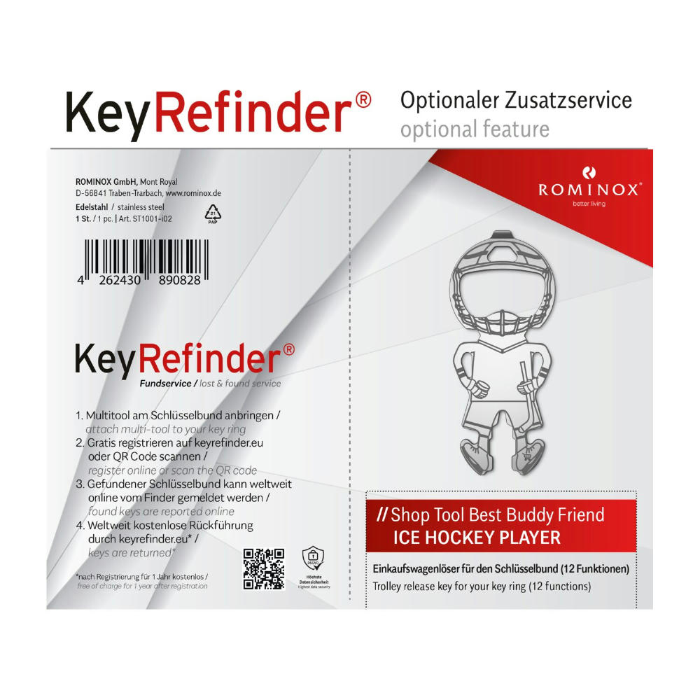 ROMINOX® Best Buddy Friend // Ice Hockey Player Werbeartikel