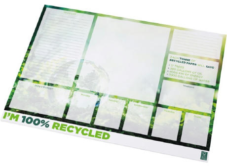 Desk-Mate® A2 recycelter Notizblock Werbeartikel