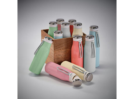 Arkansas 350 Trinkflasche recy. Edelstahl 400 ml  Werbeartikel