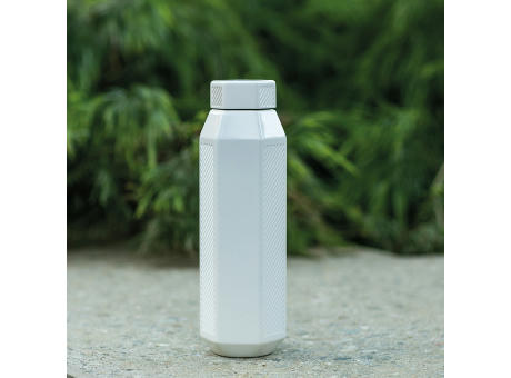Hexagul Trinkflasche recy. Edelstahl 530 ml  Werbeartikel