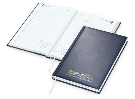 Buchkalender Advance Bestseller inkl. Siebdruck-Digital Werbeartikel