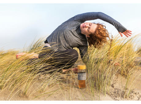 Impact doppelwandige Borosilikatglas-Flasche bedrucken