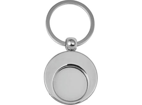 Schlüsselanhänger aus Metall mit Einkaufswagenchip Christie bedrucken