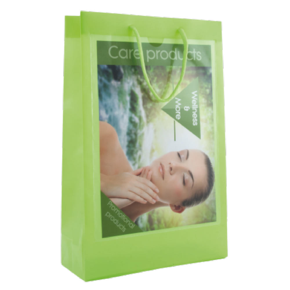 Product image Tragetasche transparent mit 2 Fenstern A4 UNBEDRUCKT Werbeartikel