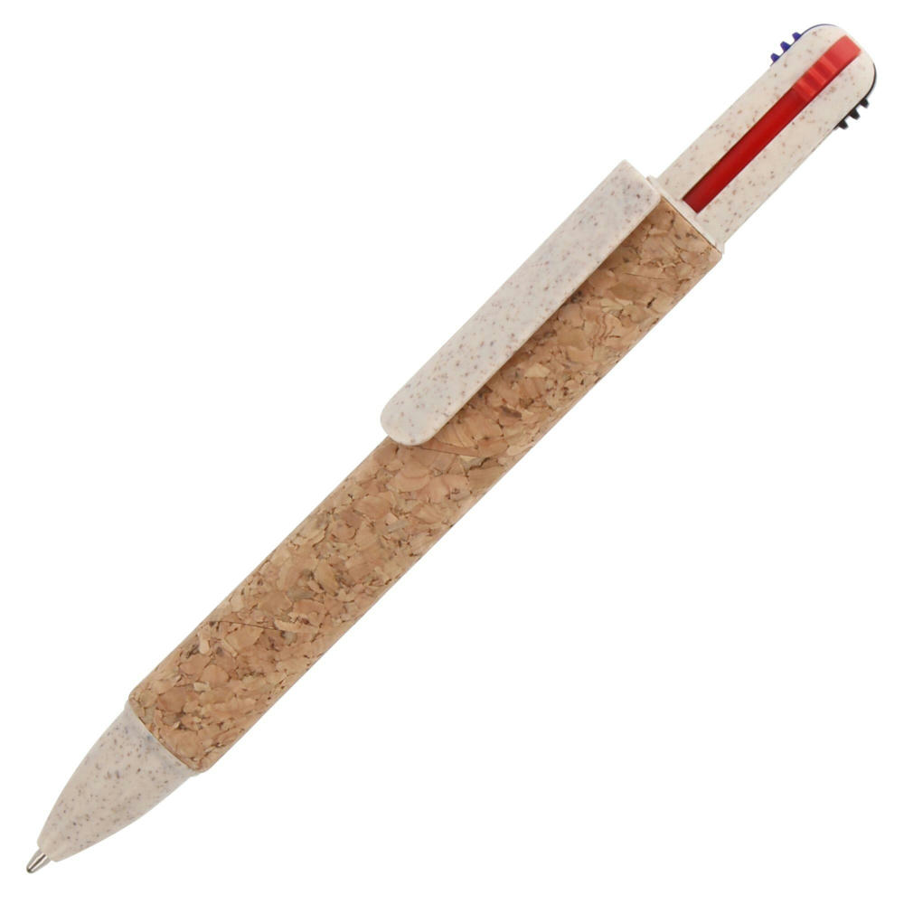 Product image Kugelschreiber 4-Farben-Kork Werbeartikel