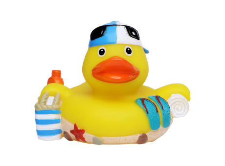 Quietsche-Ente Strand Werbeartikel