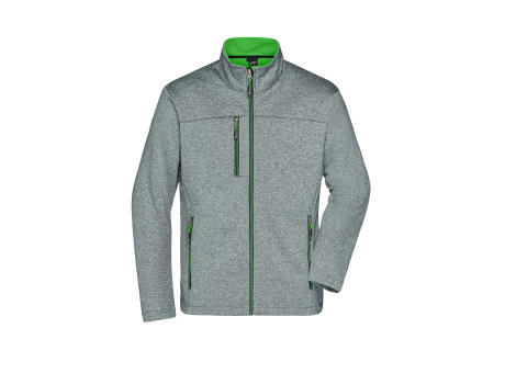 Product image Men's Softshell Jacket - Softshelljacke in Melange-Optik Werbeartikel