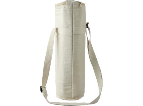 Kühltasche für Flaschen aus recycelter Baumwolle (270 g/m2) Eugene Werbeartikel
