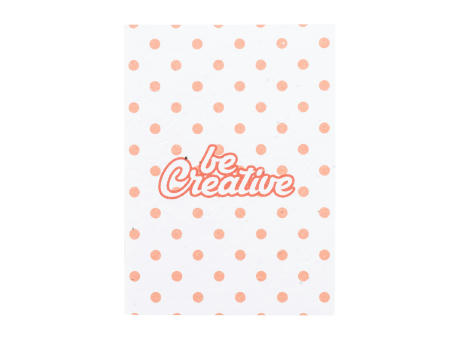 individuelles Saatpapier-Notizbuch CreaNote A6 Seed Werbeartikel