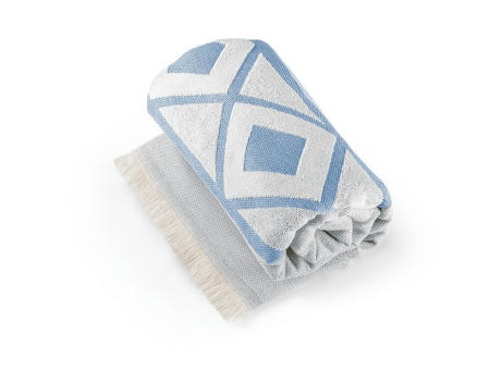 MALEK. Multifunktions- und Badetuch (350g/m²) aus Baumwolle (85%) sowie recycelter Baumwolle (15%), leicht und widerstandsfähig bedrucken