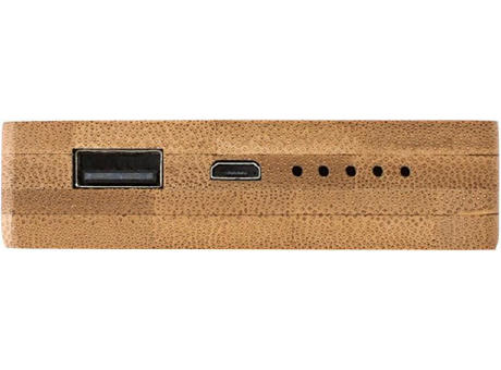 Powerbank aus Bambus Walter Werbeartikel