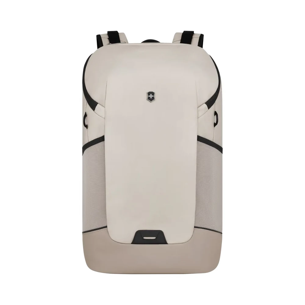 Victorinox Altmont Modern Commuter Backpack in Weiß (Stone White), Frontansicht – Victorinox Rucksack mit Logo