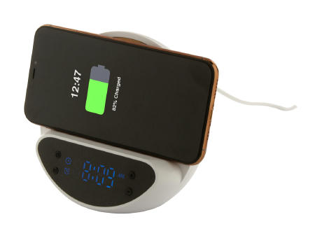 Wecker mit Wireless-Charger Rabolarm Werbeartikel