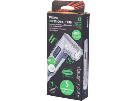 TROIKA Taschenlampe ECO KNICKLICHT PRO Werbeartikel