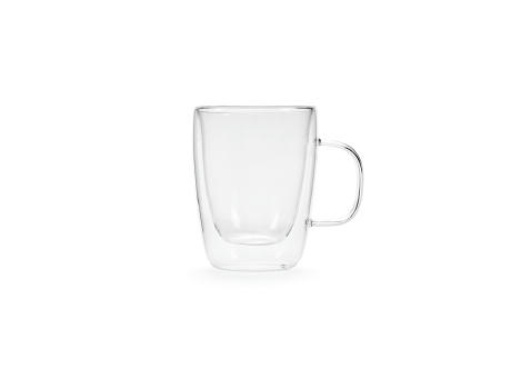 Elbe 350 Tasse Borosilikat Glas 300 ml  Werbeartikel