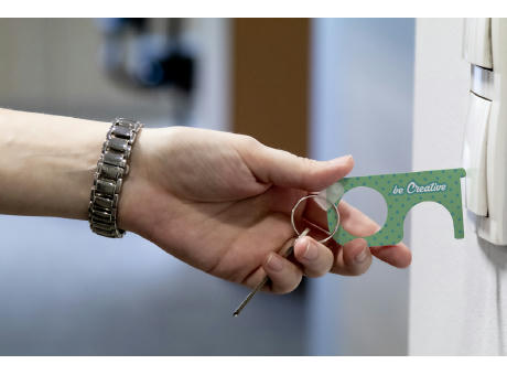 Hygiene-Schlüssel NoTouch Creative bedrucken