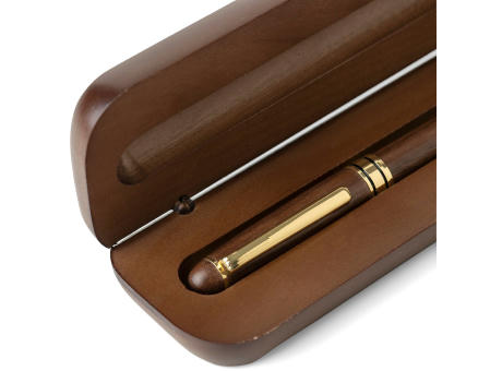 Walnussholz-Drehkugelschreiber Noa Werbeartikel