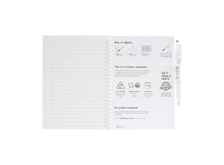 MOYU Erasable Stone Paper Notebook SoftCover 18 Seiten Werbeartikel