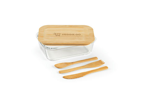 Van Gogh 1000 Lunchbox Borosilikat Glas 1090 ml  Werbeartikel