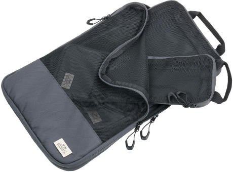 TROIKA Reise-Kompressionstaschen Set BLUE CYCLE PACKING CUBES Werbeartikel