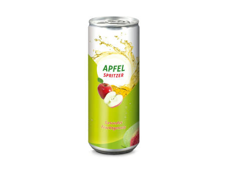 Apfelschorle, 250 ml - Kleinmengen ab 24 Dosen Werbeartikel