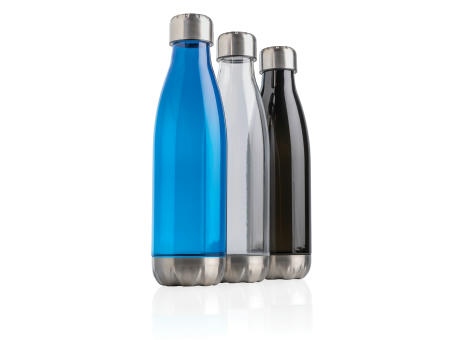 Auslaufsichere Trinkflasche mit Stainless-Steel-Deckel Werbeartikel