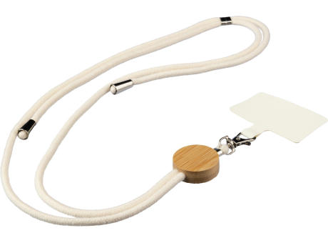 Schlüsselband aus Baumwolle mit Kordel Lucia bedrucken