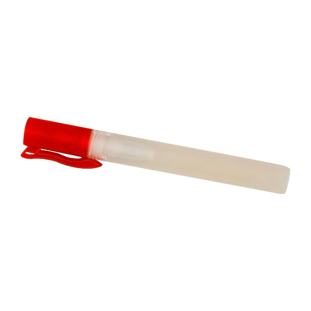Alkoholisches Handreinigungsspray - 10 ml rot Werbeartikel