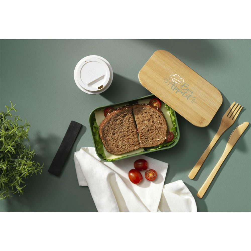 Midori Bamboo Lunchbox Werbeartikel