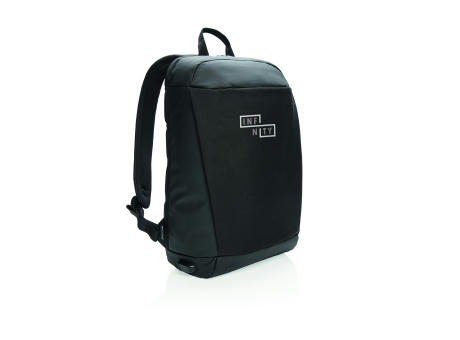 Madrid Anti-Diebstahl RFID USB Laptop-Rucksack bedrucken