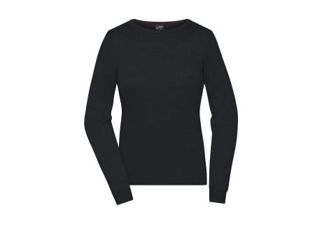 Product image Ladies' Round-Neck Pullover - Klassischer Baumwoll-Pullover Werbeartikel