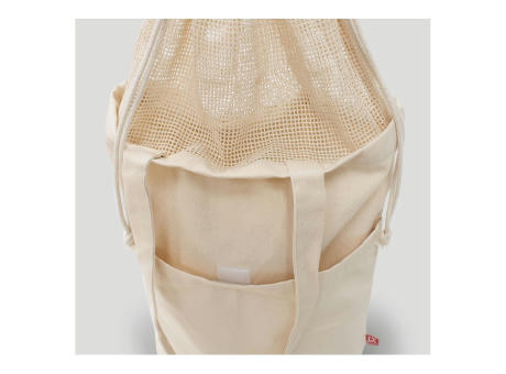 BRISBANE - Schwere Baumwolltasche mit Netz bedrucken