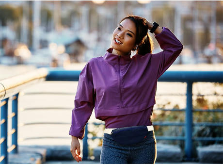 Gürteltasche 'Malaga', Polycotton Mitternachtsblau bedrucken