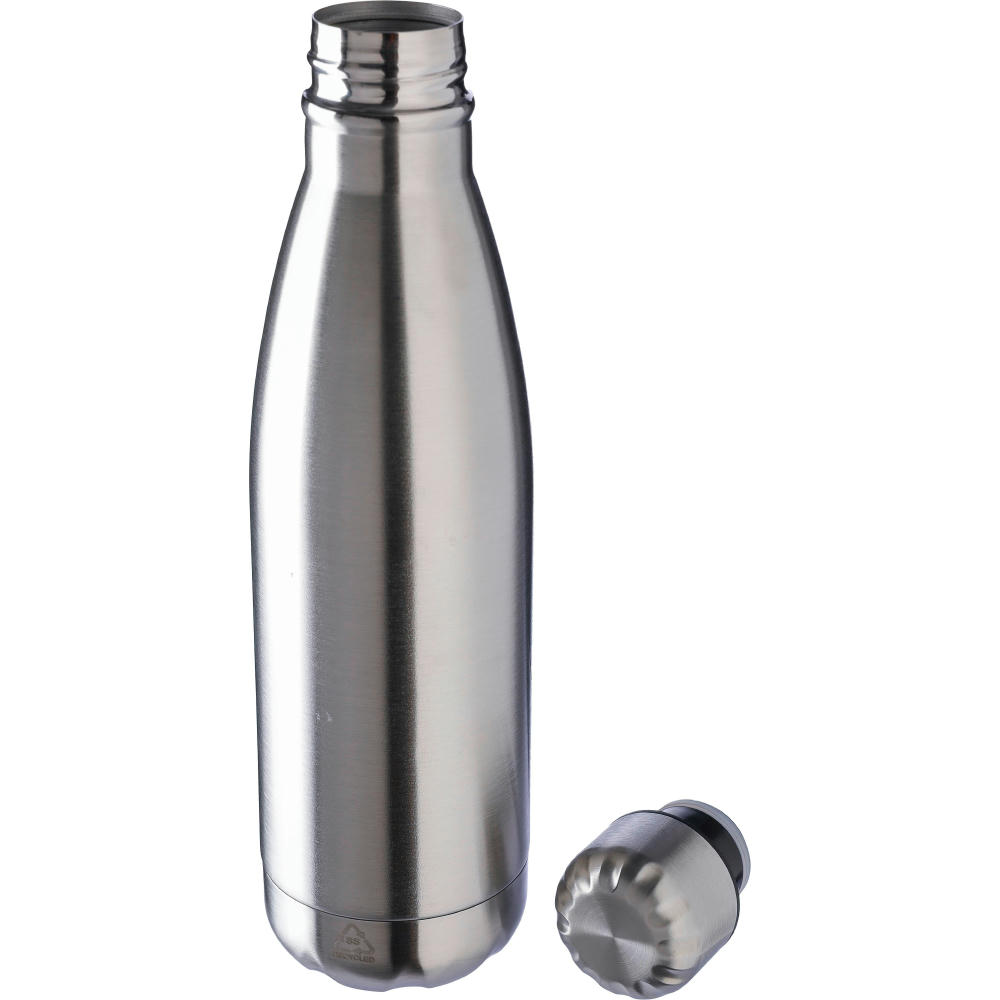 Recyceltem trinkflasche(650 ml) aus Edelstahl Sumatra Werbeartikel