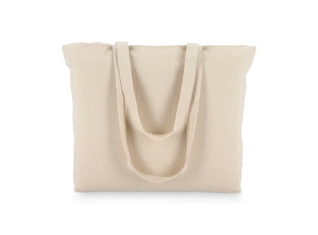 Product image Baumwoll-Tragetasche mit Reißverschluss OEKO-TEX® 47 x 11 x 35cm 320g/m² bedrucken