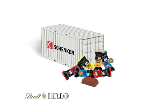 Product image 3D Präsent "Container" mit Lindt HELLO Werbeartikel