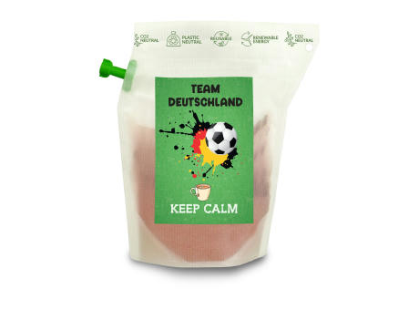 Geschenkartikel / Präsentartikel: Fußball-EM Team Deutschland Keep Calm, Tee im Brühbeutel Werbeartikel