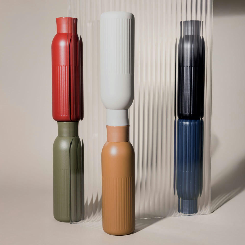 Sagaform Tekla Push Stahlisolierflasche mit Druckverschluss (recycelt) 500 ml Werbeartikel