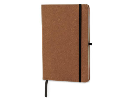 Product image Hardcover-Notizbuch mit Einband aus recycelten Leder DIN A5 Werbeartikel